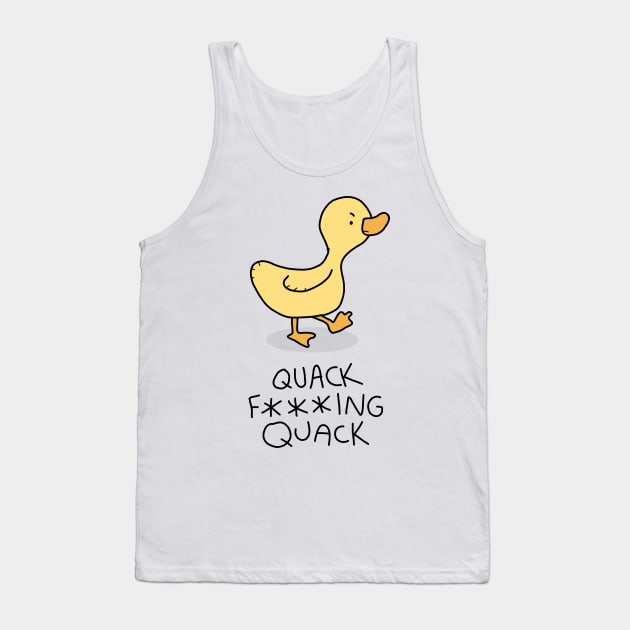 Grumpy Duckling Tank Top by grumpyanimals